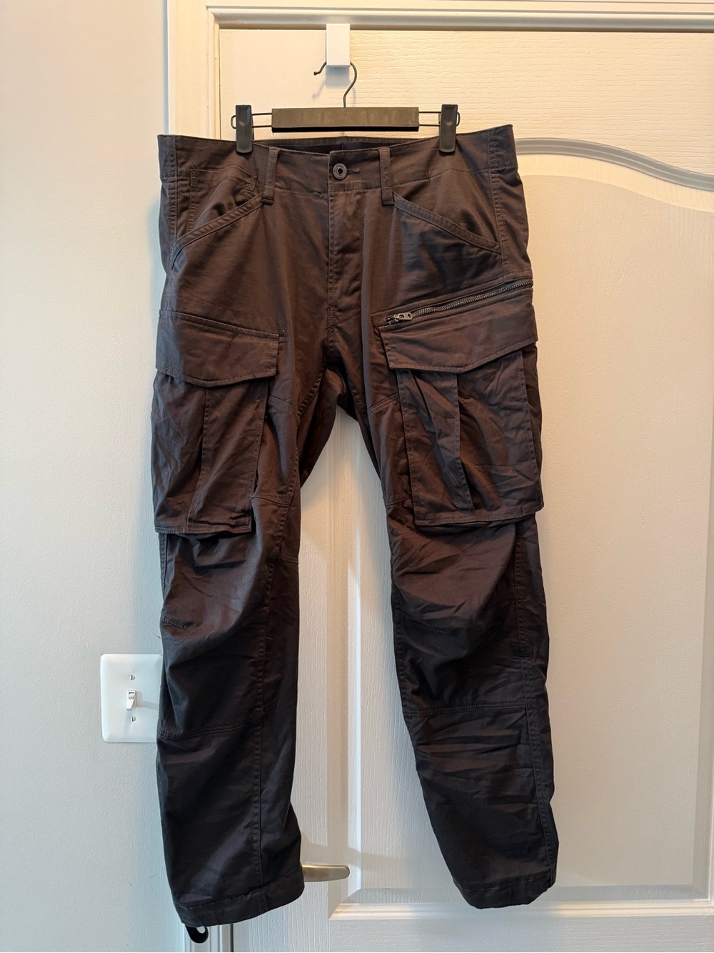 Men's Cargo Pants in Gray Black - Utility Style